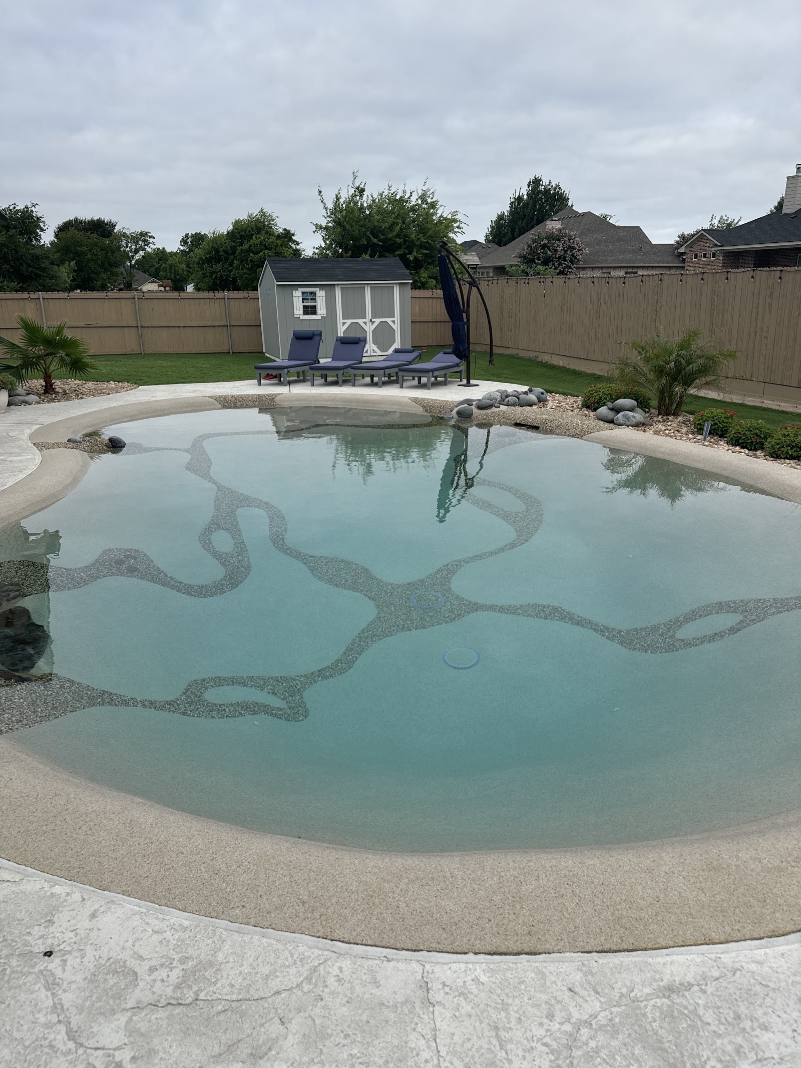 Modern BioDesign Pool in Pecos